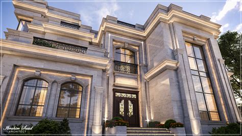 New Classic Villa Abu Dhabi Uae New Classic Villa Classic Villa Classic House Design