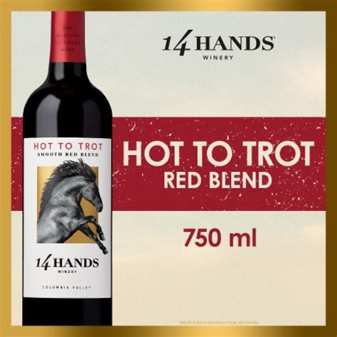 14 Hands Red Blend Hot To Trot Washington Wine 750 Ml Kroger
