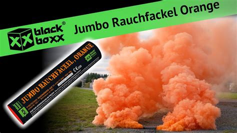 Blackboxx Jumbo Rauchfackel Orange Youtube