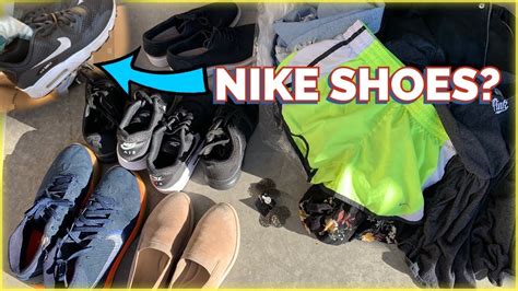 Dumpster Diving Haul Branded Shoes Nike Clothes And Socks Dumpster