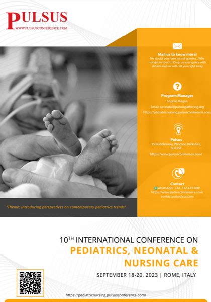 10th International Conference On Pediatrics Neonatal Nursing Care