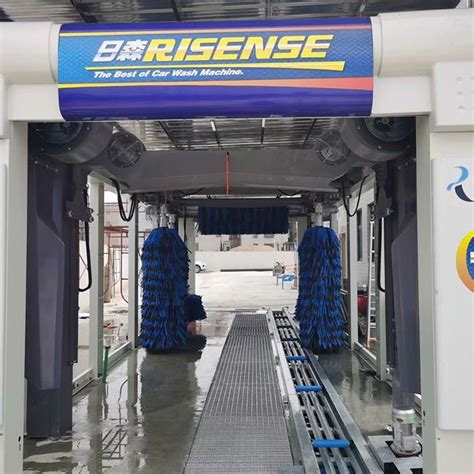 Full Automatic New Model Qingdao Risense Full Auto Tunnel Car Washing