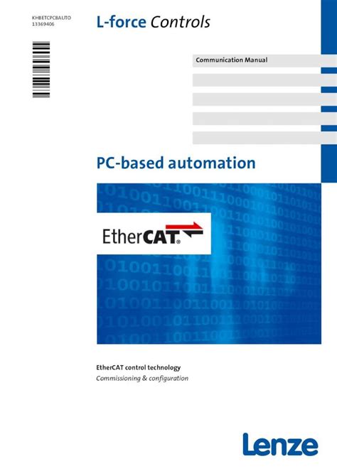 PDF Communication Manual EtherCAT PC Based Automation Control