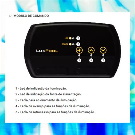 Módulo Automação Led Rgb Para Piscinas Lux Pool Tholz Fonte R 267 em