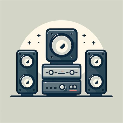 Sound System Vector Image Premium Ai Generated Vector