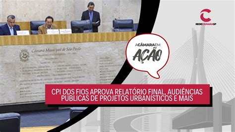 Relatório Final CPI dos Fios Audiências Públicas de projetos e mais