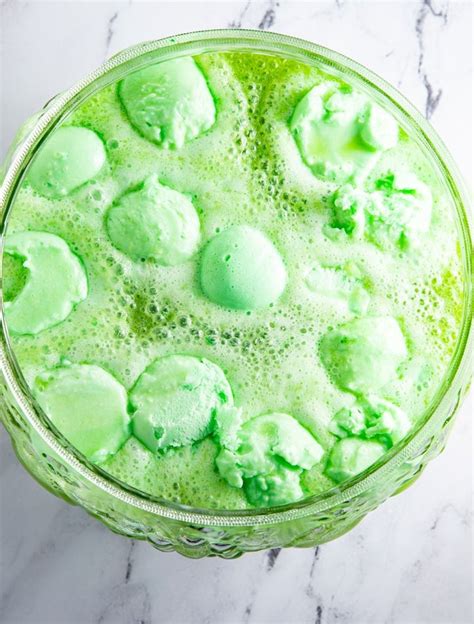 This Lime Green Sherbet Punch Recipe Is Perfect For A Crowd Made With