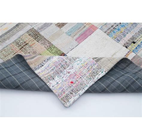 Lofy Tapis d intérieur extérieur en coton rectangulaire 6 pi 8 po x 9