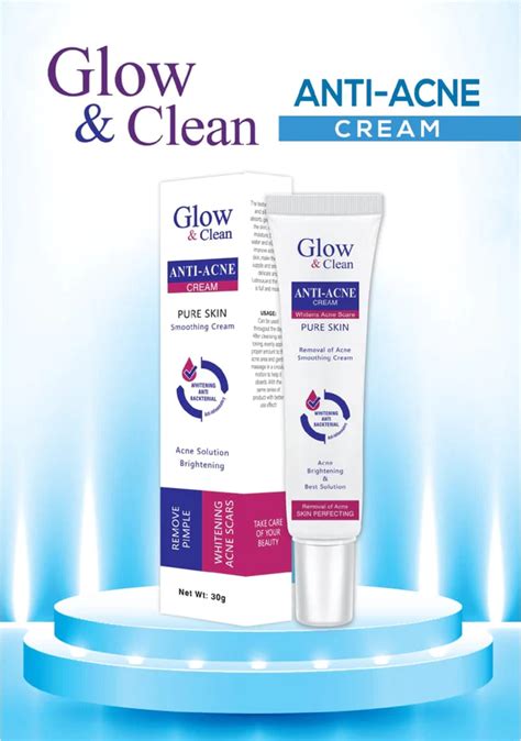 Anti Acne Cream | Glow & Clean