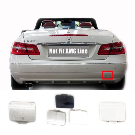 Trimla Rear Tow Cover Fit 09 12 Mercedes Benz E Class W207 Coupe C207