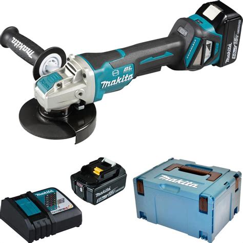 Makita Winkelschleifer DGA519RTJ Akkubetrieben 125mm X Lock 18V 5