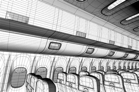 ArtStation - Airplane interior | Resources