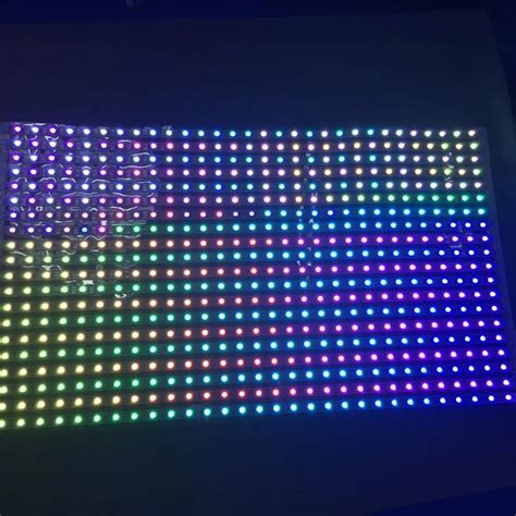 Panel De Luz Led Flexible X P Xeles Rgb A Todo Color Ws B Dc V