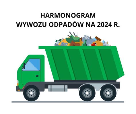 HARMONOGRAM WYWOZU ODPADÓW NA 2024 R Miasto i Gmina Witnica