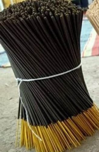 Bamboo Mogra Agarbatti Raw Incense Black Colors Long Lasting Floral