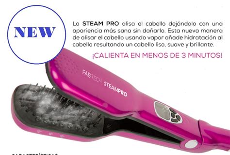 CEPILLO ALISADOR VAPOR FABTECH STEAM PRO El Almacen Del Peluquero