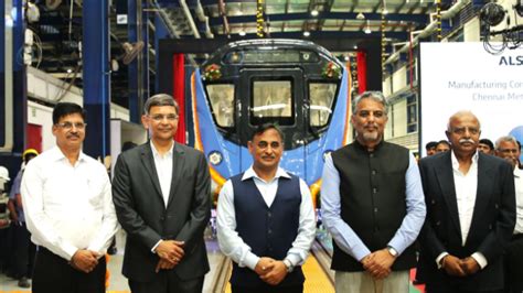 Alstom Rolls Out The First Train Set For Chennai Metro Phase