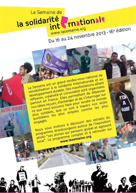 Semaine De La Solidarité Internationale By Association Teje Issuu