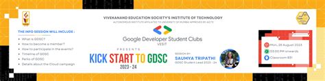 See Kick Start To Gdsc At Google Developer Student Clubs Vivekanand