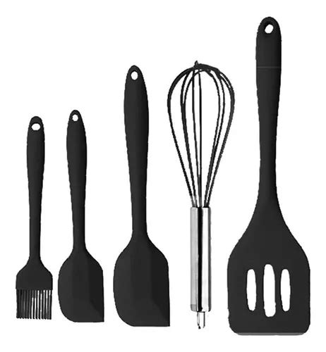 Set De Utensilios Juego De Cocina Silicona Antiadherentes Cuotas