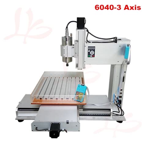 Vertical Metal Cnc Router 6040 3axis 1500w Spindle Pillar Type Milling