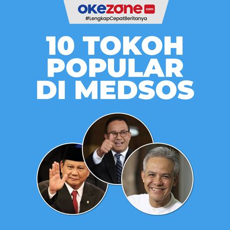 Tokoh Paopuler Di Medsos Foto Okezone Infografis