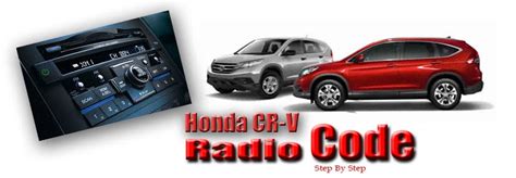 Code For Honda Crv Radio