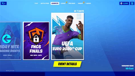 Fortnite: $50K UEFA Euro 2020 Cup — How To Register, Prize Pool ...