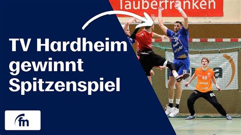 TV Hardheim Gewinnt Spitzenspiel Gegen SG Heddesheim In Der Badenliga