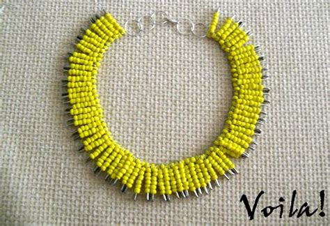 C Mo Hacer Collares De Moda Con Imperdibles Ideas Diy