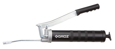 Groz Lever Grease Gun With Drop Resistant Steel Head Ideal For General Purpose Lubrication For