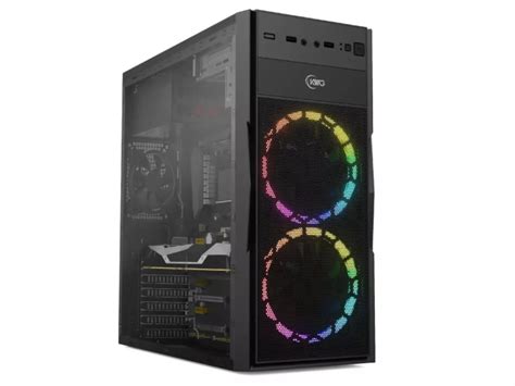 Gabinete Gamer Kwg Vela M Rgb Lateral Em Acr Lico Mid Tower Black