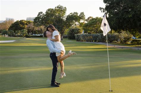 Miami Golf Course Engagement Sonju Photography Blog