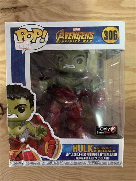 Mavin Funko Pop Avengers Infinity War Hulk Busting Out Of