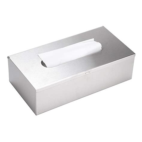 Buy Sumnacon Rectangular Tissue Box Cover Stylish Stainless Steel