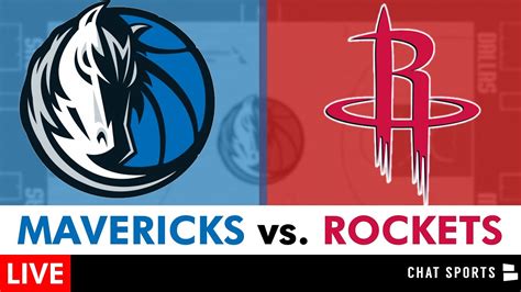 Mavericks Vs Rockets Live Streaming Scoreboard Play By Play