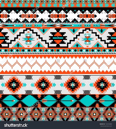 Patrón aztec sin color vector de stock libre de regalías 132453080