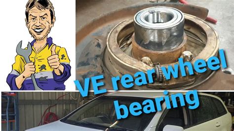 How To Replace Ve Commodore Rear Wheel Bearing Youtube