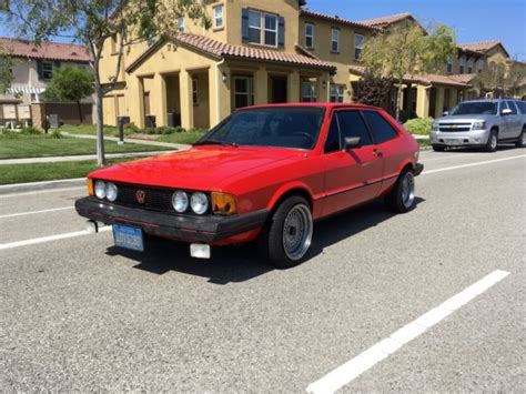 1981 Volkswagen Scirocco S Mk1 In Mars Red Super Rare Classic