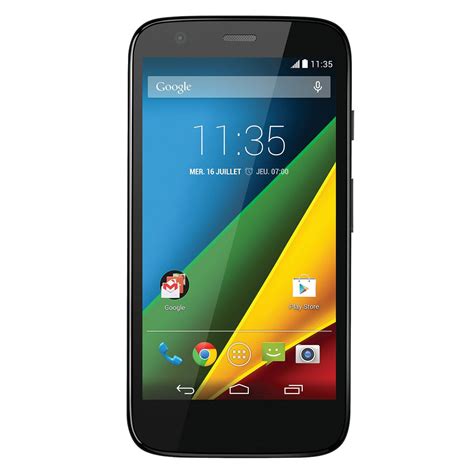 Motorola Moto G 4g 8 Go Noir Mobile And Smartphone Motorola Sur