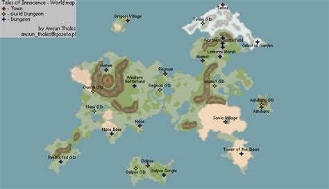 Tales Of Phantasia World Map Map