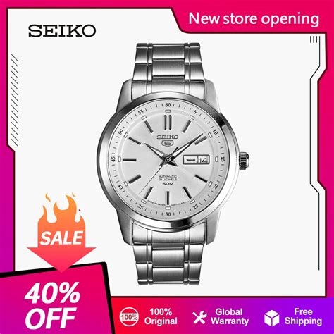 Seiko Rel Gio Mec Nico Autom Tico Para Homens A O Inoxid Vel Imperme