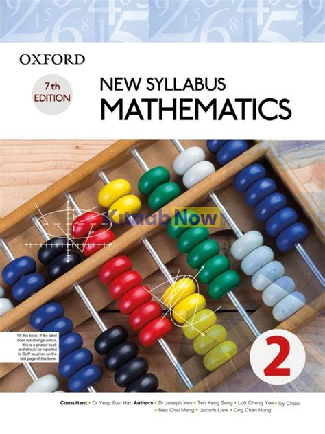 New Syllabus Mathematics Book 2 7th Edition KitaabNow