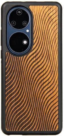 Bewood Drewniane Etui Huawei P50 Pro Fale Merbau Etui Na Telefon