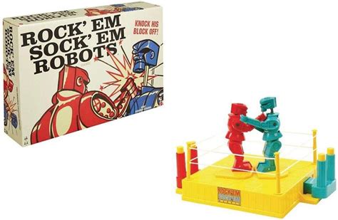 Mattel Retro Rockem Sockem Robots Game Toys And Games