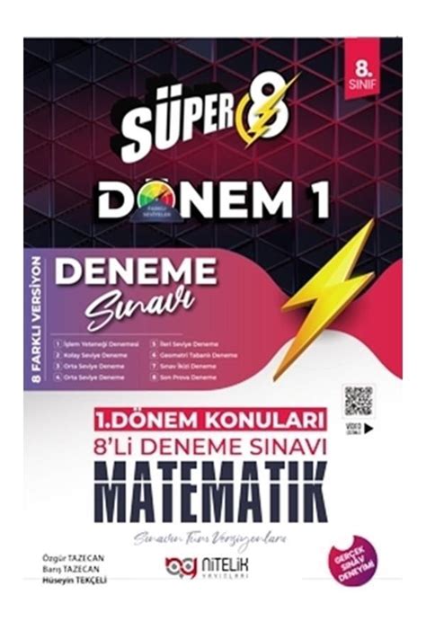 Nitelik Yay Nlar Nitelik S N F D Nem S Per Matematik Li Deneme