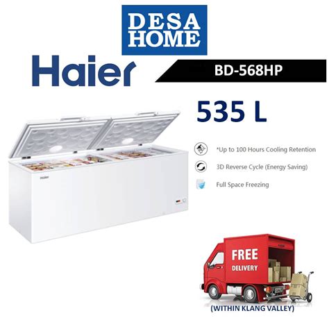 Free Delivery Within Kl Haier Bd Hp L Chest Freezer