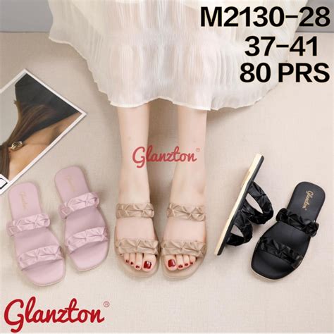 Jual SANDAL KARET JELLY JEPIT WANITA GLANZTON 37 41 LEMBUT NYAMAN