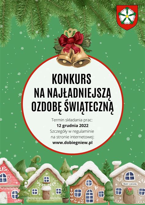 Konkurs na najładniejszą ozdobę świąteczną Dobiegniew