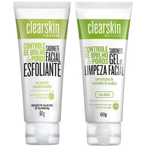 Sabonete Gel De Limpeza Facial Clearskin Avon G Controle De Brilho E